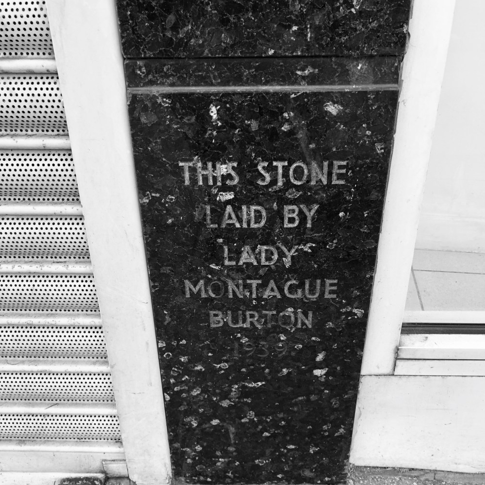 Foundation Stone, Montague Burton Brentwood, Essex, CM.14 © thenewwiperstimes
