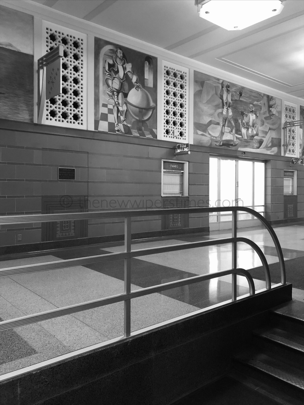 The ‘Rincon Annex’, 101-199 Mission Street, San Francisco CA. The United States Post Office Building Art Deco Gilbert Stanley Underwood Streamline Moderne Anton Refregier The History of California