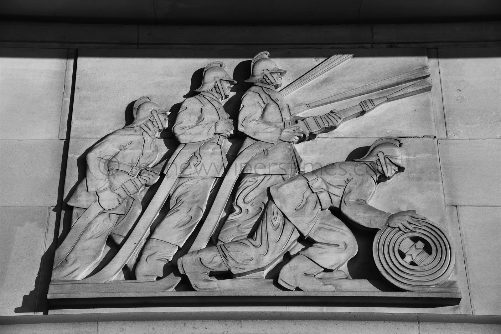 ‘Lambeth Fire Station’, 8 Albert Embankment, London S.E.1 London Fire Brigade L.F.B LFB Edwin Paul Wheeler London County Council Art Deco Streamline Moderne 
