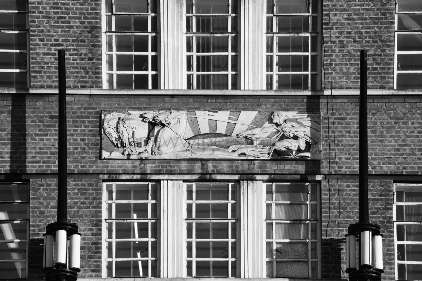 ‘Lambeth Fire Station’, 8 Albert Embankment, London S.E.1 London Fire Brigade L.F.B LFB Edwin Paul Wheeler London County Council Art Deco Streamline Moderne 
