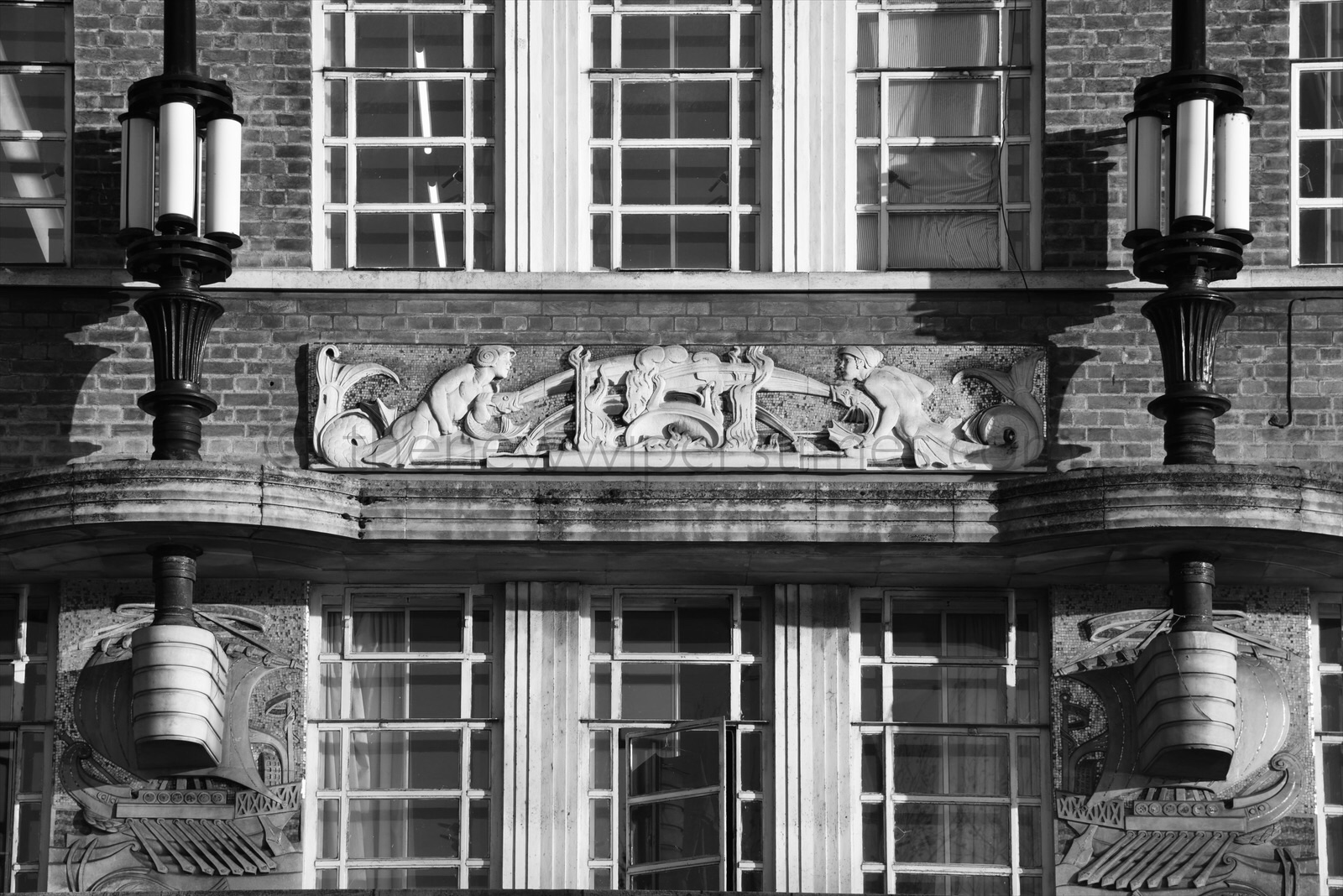 ‘Lambeth Fire Station’, 8 Albert Embankment, London S.E.1 London Fire Brigade L.F.B LFB Edwin Paul Wheeler London County Council Art Deco Streamline Moderne 
