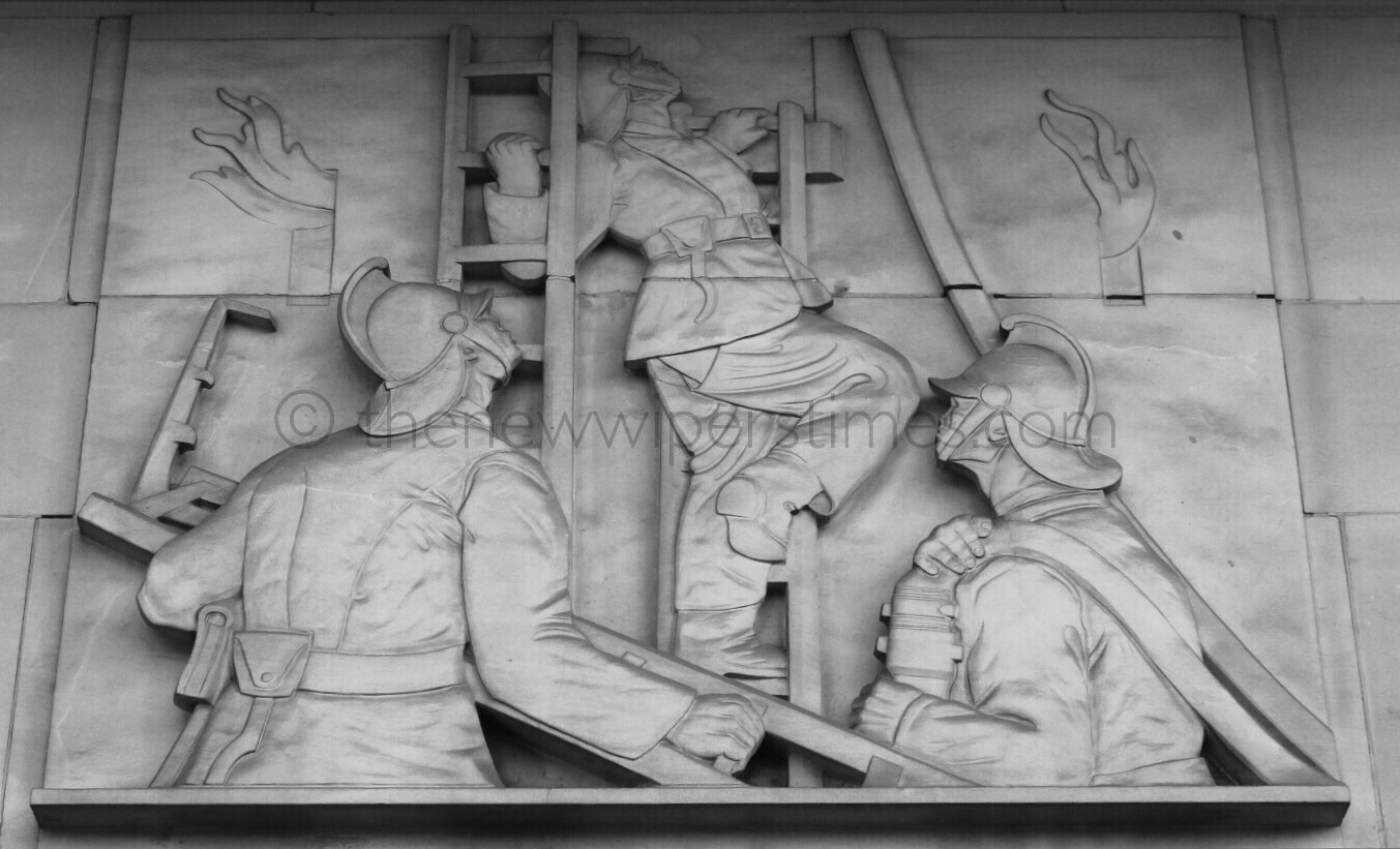 ‘Lambeth Fire Station’, 8 Albert Embankment, London S.E.1 London Fire Brigade L.F.B LFB Edwin Paul Wheeler London County Council Art Deco Streamline Moderne 
