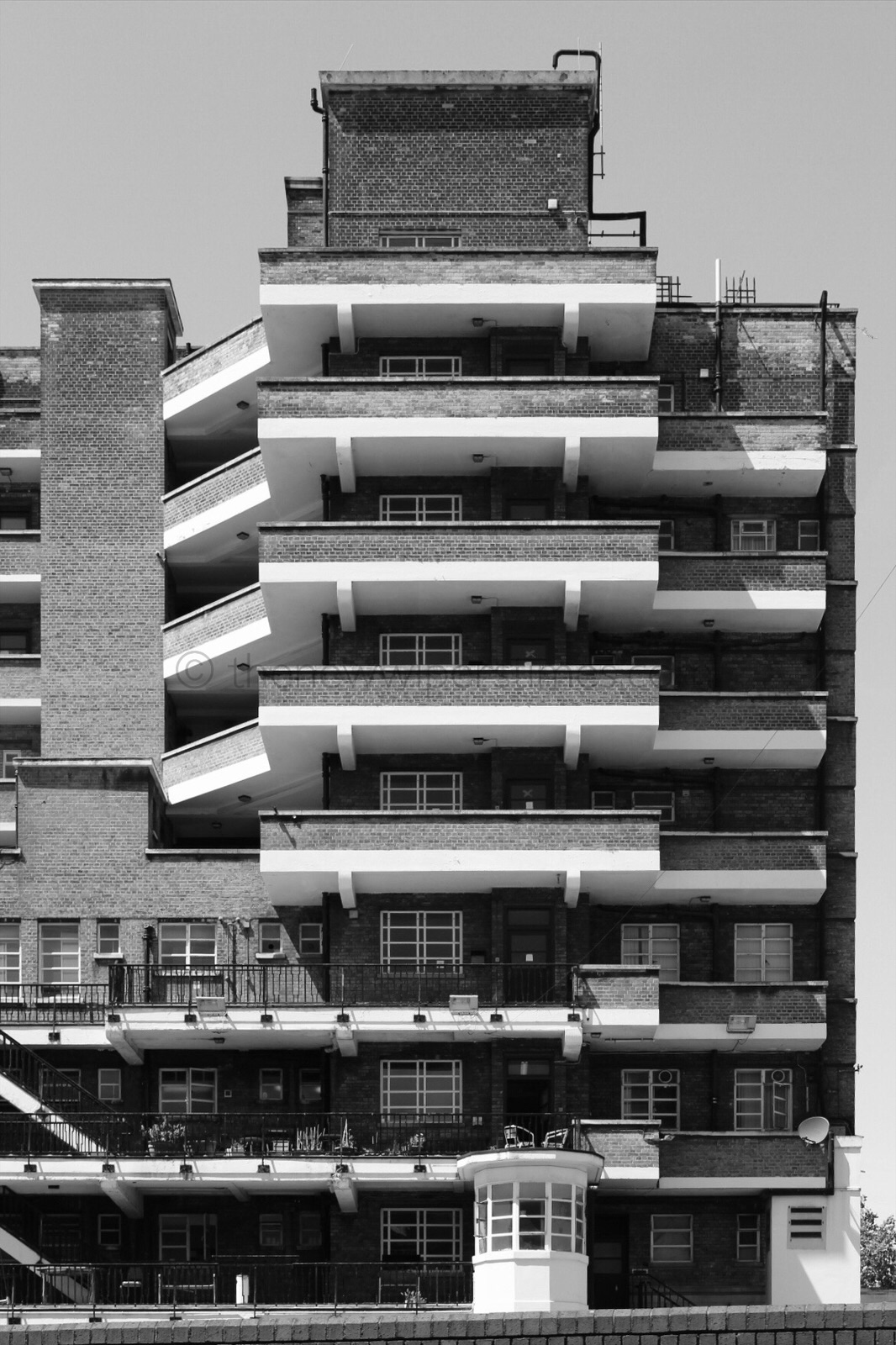 ‘Lambeth Fire Station’, 8 Albert Embankment, London S.E.1 London Fire Brigade L.F.B LFB Edwin Paul Wheeler London County Council Art Deco Streamline Moderne 
